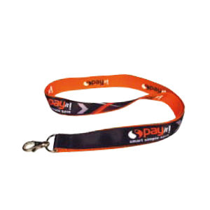 Lanyards doppio con moschettone STAMPA SERIGRAFATA 1 COLORE + STAMPA 2 colori sul nastro base