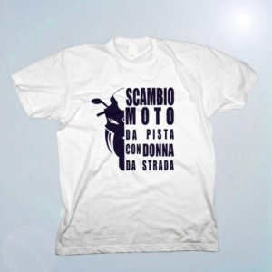 T-shirt Scambio moto da pista…