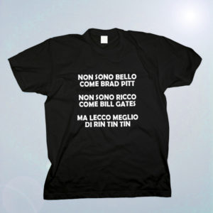 T-shirt “Non sono bello”